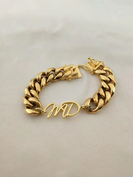 Adorn cuban bracelet
