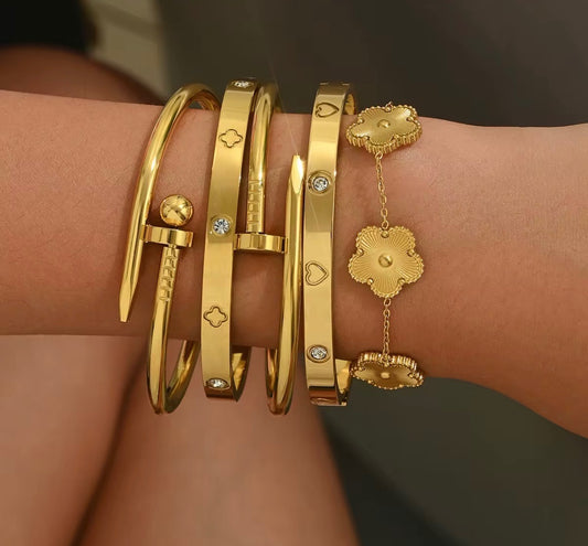 Luxe Doll 5 pc Bangle Set